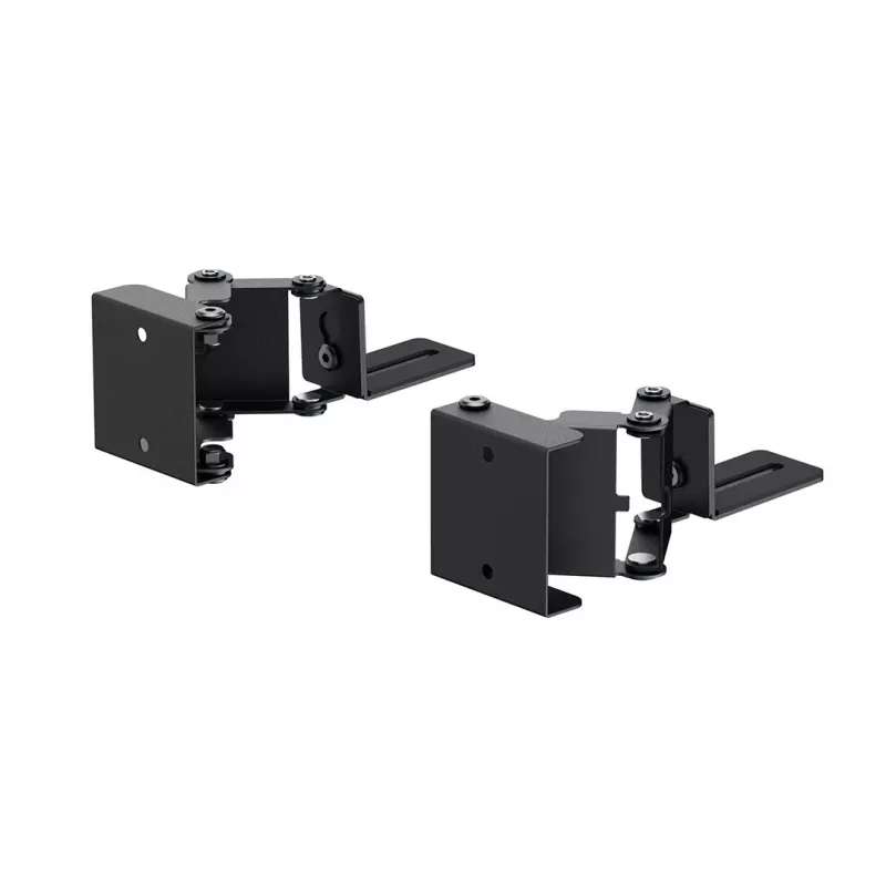EOF Maclean MC-177 Soporte de pared para barra de sonido, acero, negro, inclinación +8° a -8°, máx. 10 kg