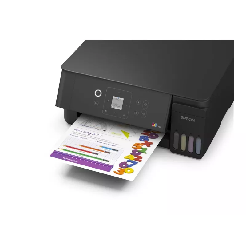 Epson EcoTank ET-2922 Impresora multifunción de inyección de tinta a color - A4/Legal - Imprimir, copiar, escanear - Wi-Fi, USB - negro