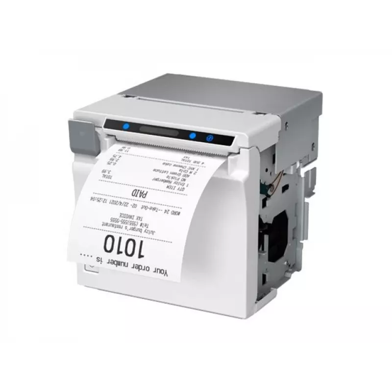 Epson EU-m30 (001) impresora térmica de recibos - USB + serie, blanca, sin fuente de alimentación, sin cable