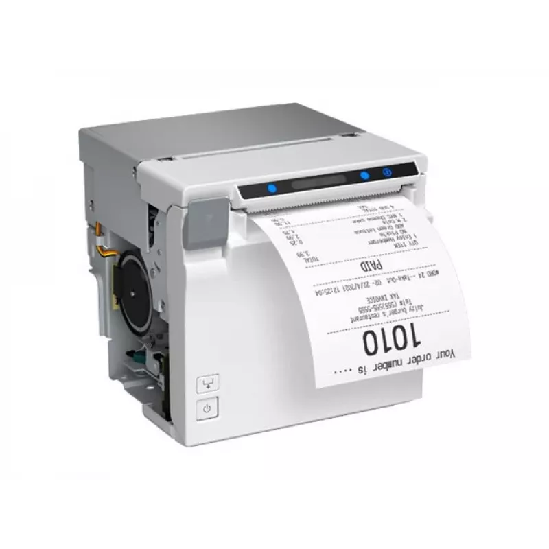 Epson EU-m30 (001) impresora térmica de recibos - USB + serie, blanca, sin fuente de alimentación, sin cable