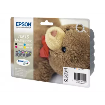 Epson T0615 multipack cartuchos de tinta - pack de 4 - 32 ml - negro, amarillo, cian, magenta