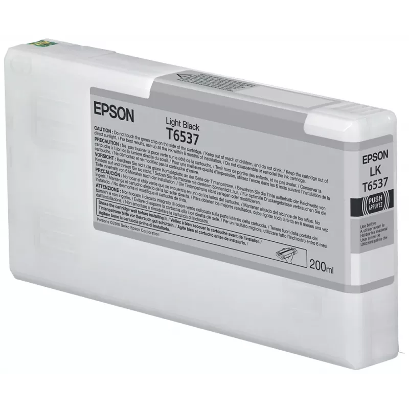 Epson T653700 cartucho de tinta UltraChrome HDR photo black (200 ml, pack de 1)