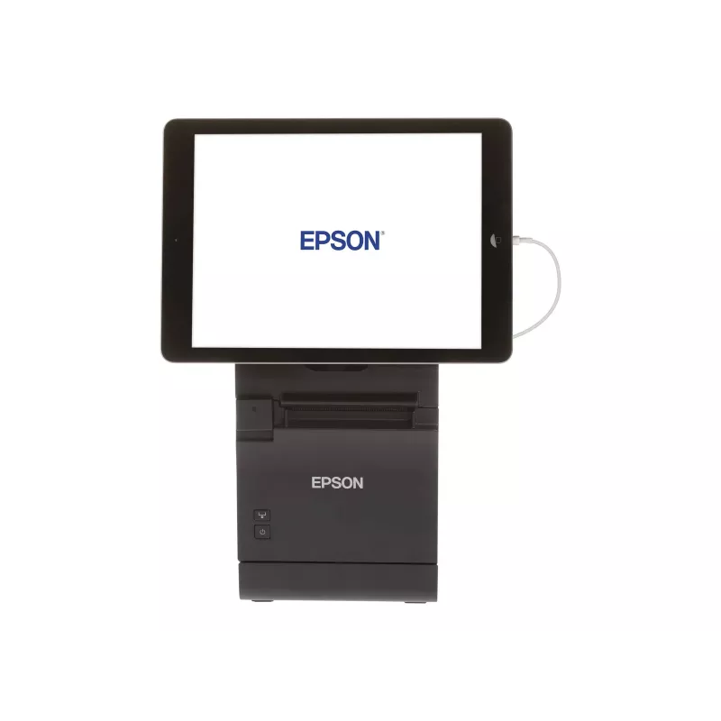 Epson TM m30II-S (012A0) Impresora de tickets - Térmica directa - Rollo (79,5 mm) - 203 x 203 ppp - Hasta 250 mm/s - USB 2.0, LAN, USB 2.0 Host, Lightning - Cortador automático - Negro