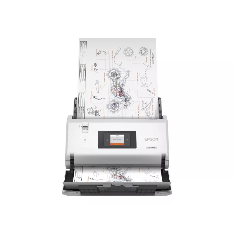 Epson WorkForce DS-30000 escáner de documentos A3 dúplex 70ppm 600dpi USB 3.0