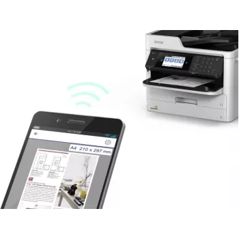 Epson WorkForce Pro WF-M5799DWF impresora de tinta blanco y negro multifunción A4, contador de 20K a 60K (usada)