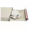 Equip Caja de empalme de fibra óptica 12 puertos, LC dúplex, OM4, 1U, equipada, Gris