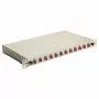 Equip Caja de empalme de fibra óptica 12 puertos, LC dúplex, OM4, 1U, equipada, Gris