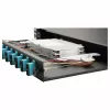 Caja de empalme de fibra óptica Equip 12 puertos, SC dúplex, OM3, 1U, equipada, negra