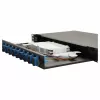 Caja de empalme de fibra óptica Equip 12 puertos, SC dúplex, OS2, 1U, totalmente equipada, negra (591909)
