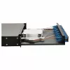 Caja de empalme de fibra óptica Equip 12 puertos, SC dúplex, OS2, 1U, totalmente equipada, negra (591909)