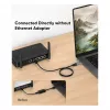 EQUIP 133101 Adaptador USB-C y USB-A a RJ45 Gigabit Ethernet, Negro