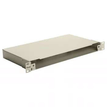 EQUIP Caja de fibra óptica Space Box de 19 pulgadas, 1U, acero, verde, sin panel