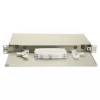 EQUIP Caja de fibra óptica Space Box de 19 pulgadas, 1U, acero, verde, sin panel