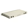 EQUIP Caja de fibra óptica Space Box de 19 pulgadas, 1U, acero, verde, sin panel