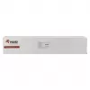 Equip panel de gestión de cables de 19 pulgadas con 5 anillas de plástico, acero, 1U, RAL7035