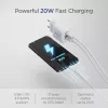 Equip Cargador de pared GaN de 2 puertos USB-C PD3.0/USB-A 20W, Blanco, paquete de 25 unidades