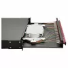 Equip Caja de empalme de fibra óptica de 24 puertos, LC Duplex, OM4, 1U, equipada, negra