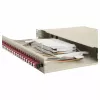 Equip Caja de empalme de fibra óptica de 24 puertos, LC Duplex, OM4, 1U, equipada, Gris