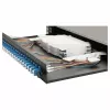 Equip Caja de empalme de fibra óptica de 24 puertos, LC Duplex, OS2, 1U, equipada, Negro