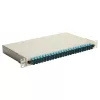 Equip caja de empalme de fibra óptica de 24 puertos, SC dúplex, OM3, 1U, completamente equipada, gris