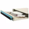 Equip caja de empalme de fibra óptica de 24 puertos, SC dúplex, OM3, 1U, completamente equipada, gris