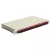 Caja de empalme de fibra óptica Equip 24 puertos SC Duplex OM4 1U rackmount, equipada, gris