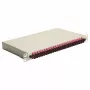 Caja de empalme de fibra óptica Equip 24 puertos SC Duplex OM4 1U rackmount, equipada, gris