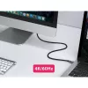 EQUIP 578203 cable óptico activo USB-C a USB-C 7,5 m 4K@60Hz 10Gbit/s PD 60 W negro