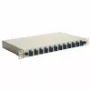 Equip 591911 caja de empalme de fibra óptica SC dúplex de 12 puertos, OS2, 1U, completamente equipada, gris