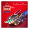Equip Kit de conectores RJ45 Cat6 UTP no apantallado (100 uds.) - Transparente