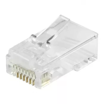 Equip Kit de conectores RJ45 Cat6 UTP no apantallado (100 uds.) - Transparente