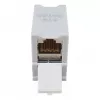 Equip Cat6A Acoplador keystone blindado 1xRJ45 carril DIN Gris