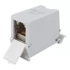 Equip Cat6A Acoplador keystone blindado 1xRJ45 carril DIN Gris