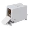 Equip Cat6A Acoplador keystone blindado 1xRJ45 carril DIN Gris