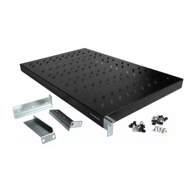 Bandeja variable Equip EZVS-19-1-10-B de 19 pulgadas 1U, 1000 mm de profundidad, negro