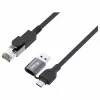 Equip Adaptador GigaBit USB-C+A a RJ45, negro