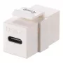 Equip Adaptador Keystone USB 3.2 Gen 2 USB-C a USB-C hembra a hembra, Blanco