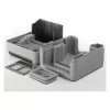 EQUIP Caja de superficie 2 puertos Keystone no apantallada para exterior Gris