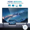 EQUIP adaptador multipuerto USB-C con 2x HDMI, RJ45, 2x USB-A, USB-C PD 100W, gris