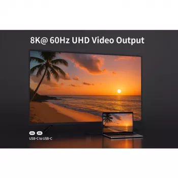 EQUIP cable óptico activo USB-C a C 7,5 m 8K 60 Hz PD 60 W 10 Gbit/s negro