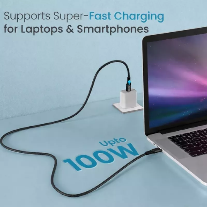 EQUIP adaptador USB-C a USB-C + HDMI con 100W Power Delivery, 4K 60Hz, 3m aluminio