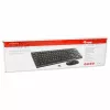 Equip Conjunto inalámbrico de teclado y ratón - Distribución alemana - Negro