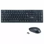 Equip Conjunto inalámbrico de teclado y ratón - Distribución alemana - Negro