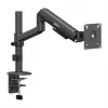 Soporte de monitor con pistón de gas Ergo Office ER-691 B para pantallas de 17-32 pulgadas, 1-10 kg, Negro mate, VESA 75/100