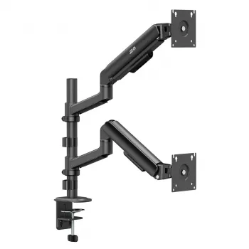 ERGO OFFICE ER-692 B Soporte de mesa para doble monitor, brazo de gas, para 17-32