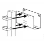 Ergotron Soporte de montaje periférico para poste 3x3, acero, negro (60-158-100)