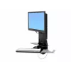 Ergotron Sit-Stand Vertical Lift, Patient Room - kit de montaje (reposamuñecas, soporte para ratón, riel de ajuste vertical, soporte para lector de códigos de barras, bandeja para teclado, brazo para monitor, bandeja extraíble para ratón)