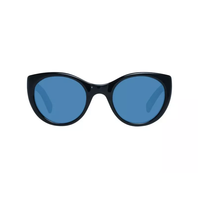 ERMENEGILDO ZEGNA Gafas de sol unisex ZC0009-01V50 - montura de acetato negra, lentes grises 50/23/145 mm
