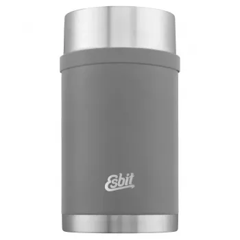 Esbit Sculptor Food Jug 1000 ml Recipiente de acero inoxidable aislado al vacío - Gris piedra