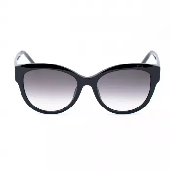 ESCADA Gafas de sol mujer SESD99-550700 - Montura de acetato negra con lentes grises degradadas - 55/18/140 mm